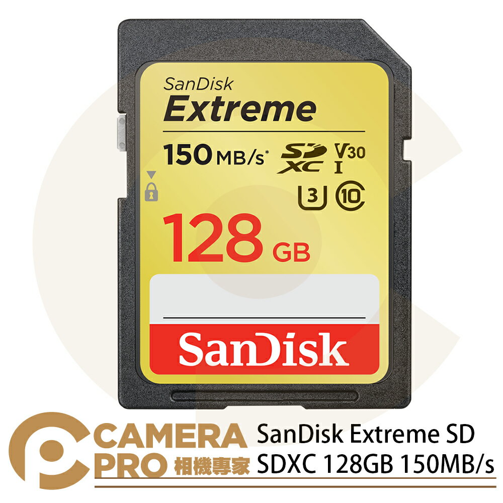 ◎相機專家◎ Sandisk Extreme 128GB SDXC 600X 150MB/s V30 128G 群光公司貨