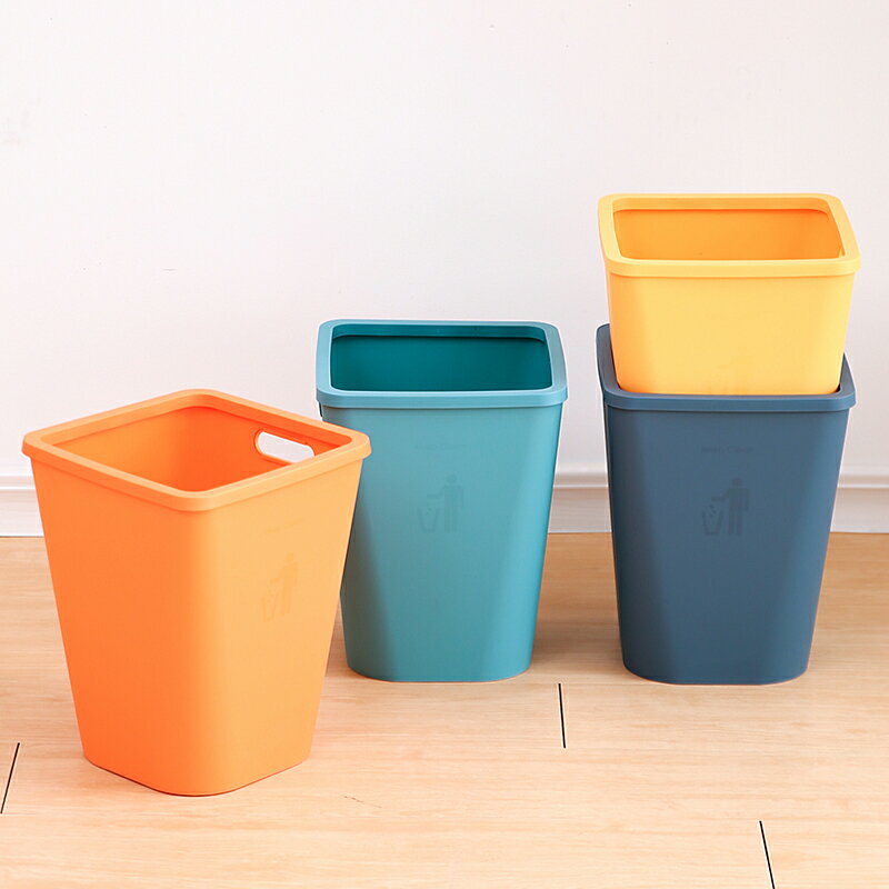 垃圾桶家用廁所衛生間大容量廚房客廳臥室無蓋分類垃圾筒紙簍大號
