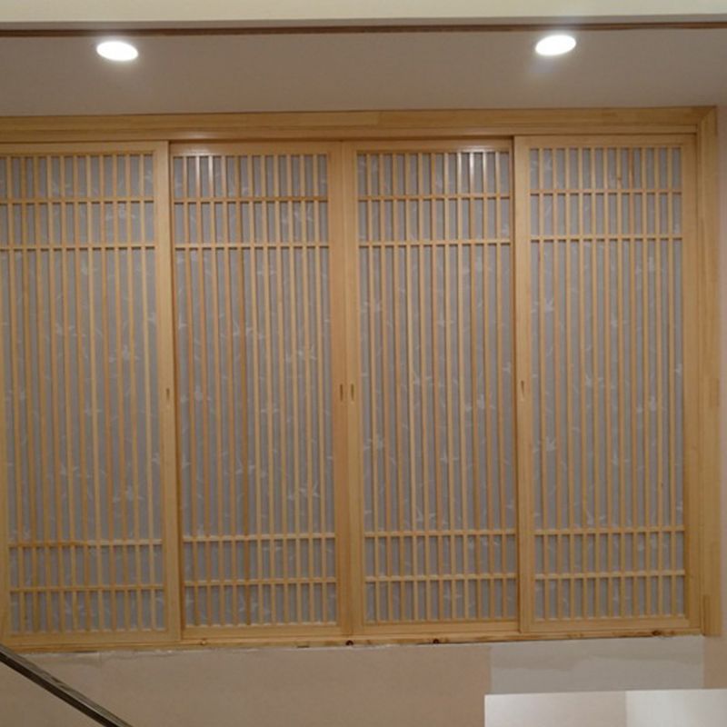 【最低價 公司貨】日式榻榻米格子門推拉門和室門窗障子門實木移門隔斷木格柵定制 4