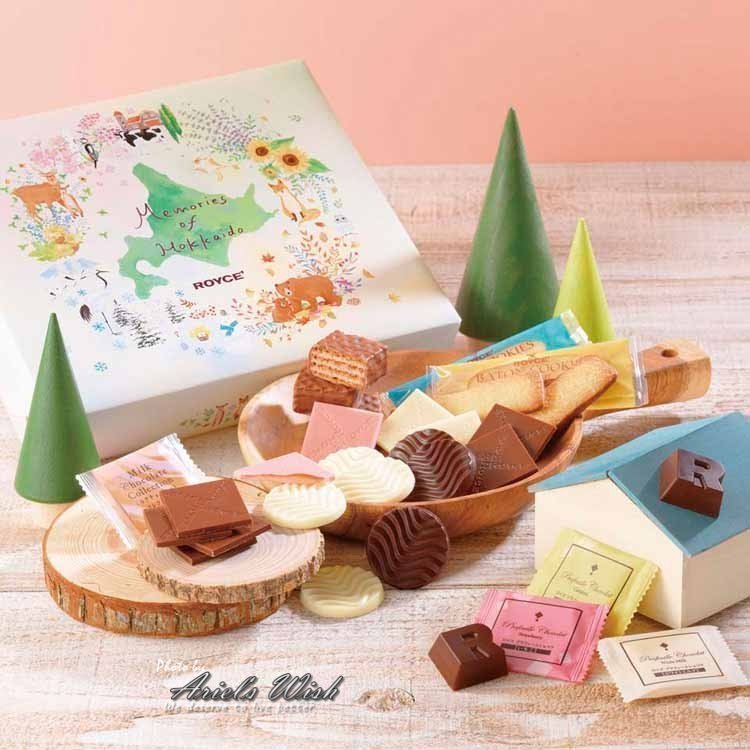 日本北海道ROYCE四季限量版-繽紛綜合禮盒組巧克力威化夾心巧克力餅乾脆菓巧克力酥片-現貨1