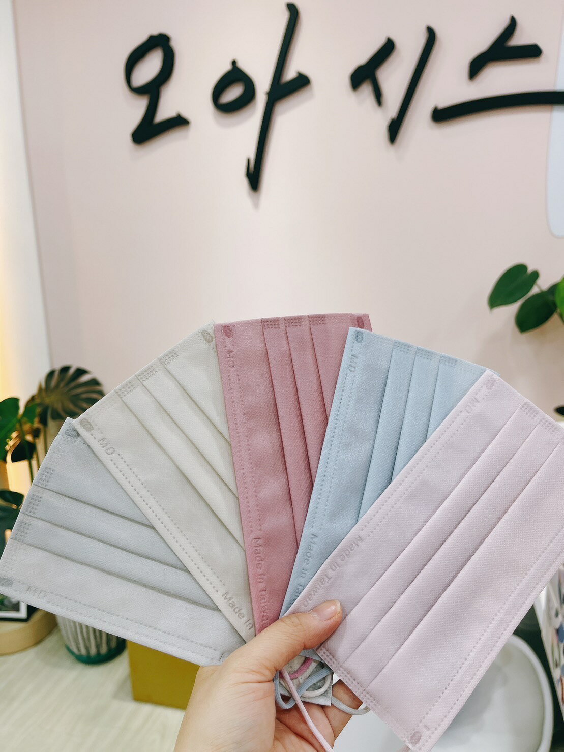 【綠洲藥局】現貨 星業醫療滿版口罩 莫莫 全新莫蘭迪色系 五色各10片(50入/盒) 3