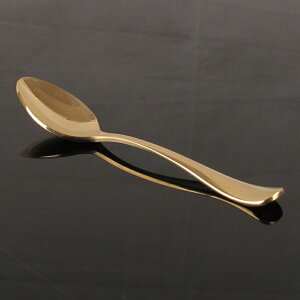 純銅咖啡勺進口黃銅攪拌調羹小湯匙創意調料小勺子甜品蜂蜜勺冰勺