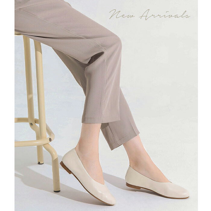 BONJOUR☆MIT全真皮零著感平底便鞋skin shoes【ZB0501】8色 8