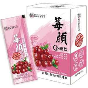 醣潮 莓顏多醣飲 50mL X 10包/盒 蔓越莓/美顏/保養