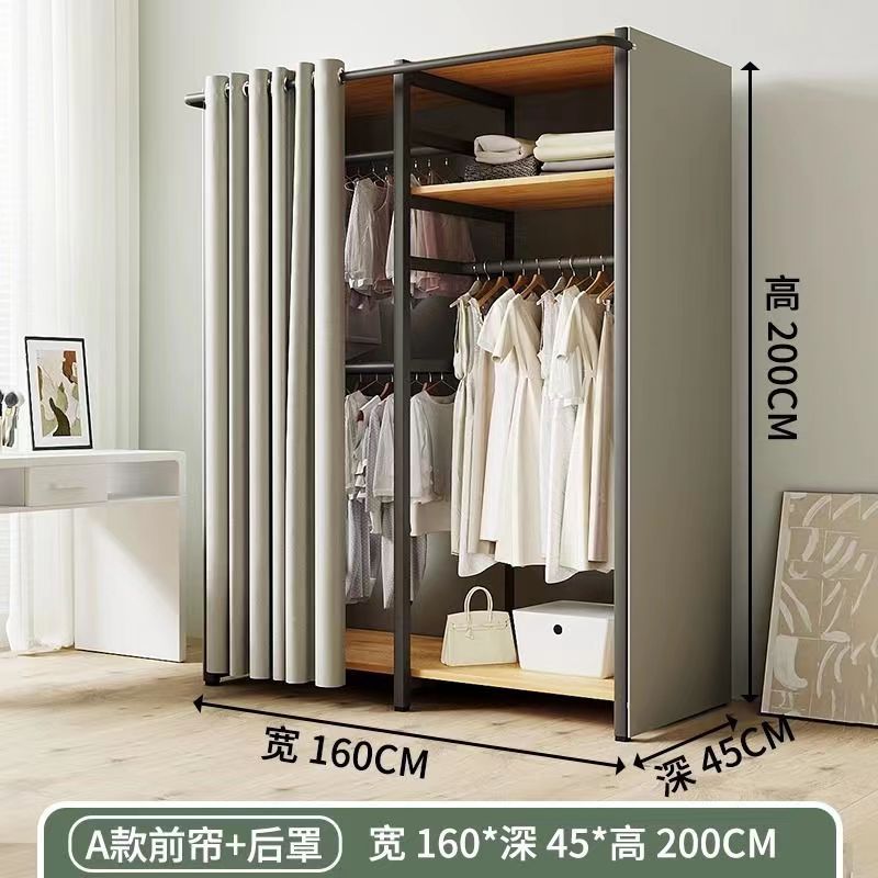 吊衣桿 掛衣架 步入式衣帽間架子衣架落地掛衣架臥室轉角衣帽架組裝開放式衣櫃架S66公司貨快速出貨