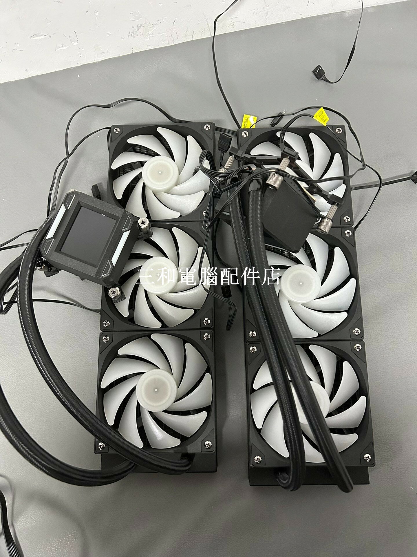 先馬 KW360 水冷散熱器 1700扣具 支援14600KF 等 CPU 高效能黑色拆機配件