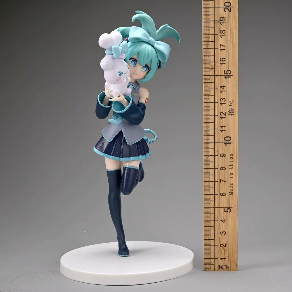 初音 公主殿下 MIKU 白兔初音 站姿 肉桂 動漫手辦 模型 擺件
