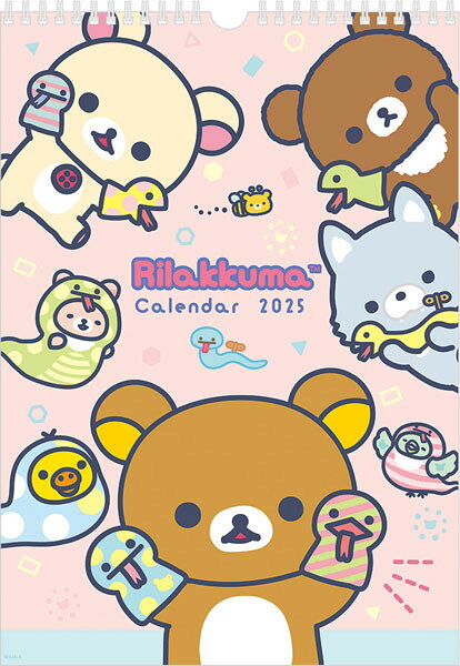 【震撼精品百貨】2025年 掛曆/年曆/手帳~Rilakkuma San-X拉拉熊懶懶熊 2025 B4掛曆 壁曆-蛇*86592