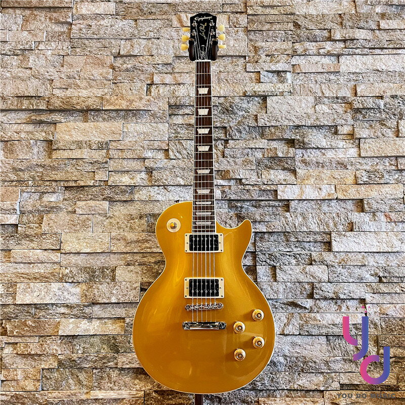 現貨可分期贈安全背扣/硬盒Epiphone Slash Les Paul 金色簽名款電吉他