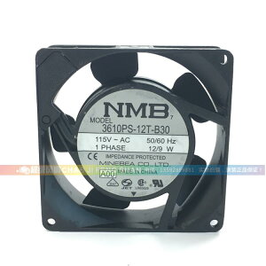 美蓓亞NMB 3610PS-12T-B30 115V 12/9W 9CM 耐高溫鋁框散熱風扇