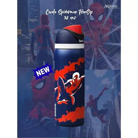 【毒】(代購7天) Owala Spiderman FreeSip 蜘蛛人 漫威 聯名 冷水瓶 水壺 雙飲杯 30oz / 32oz 0