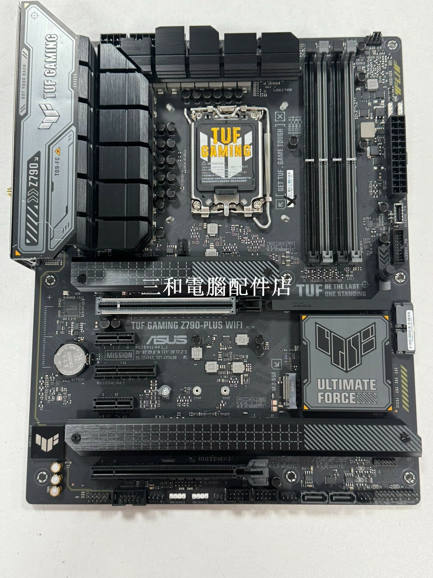 華碩TUF GAMING Z790-PLUS WIFI D5 主機板 支援12-14代處理器 DDR5 神光同步 新成色 測試正常