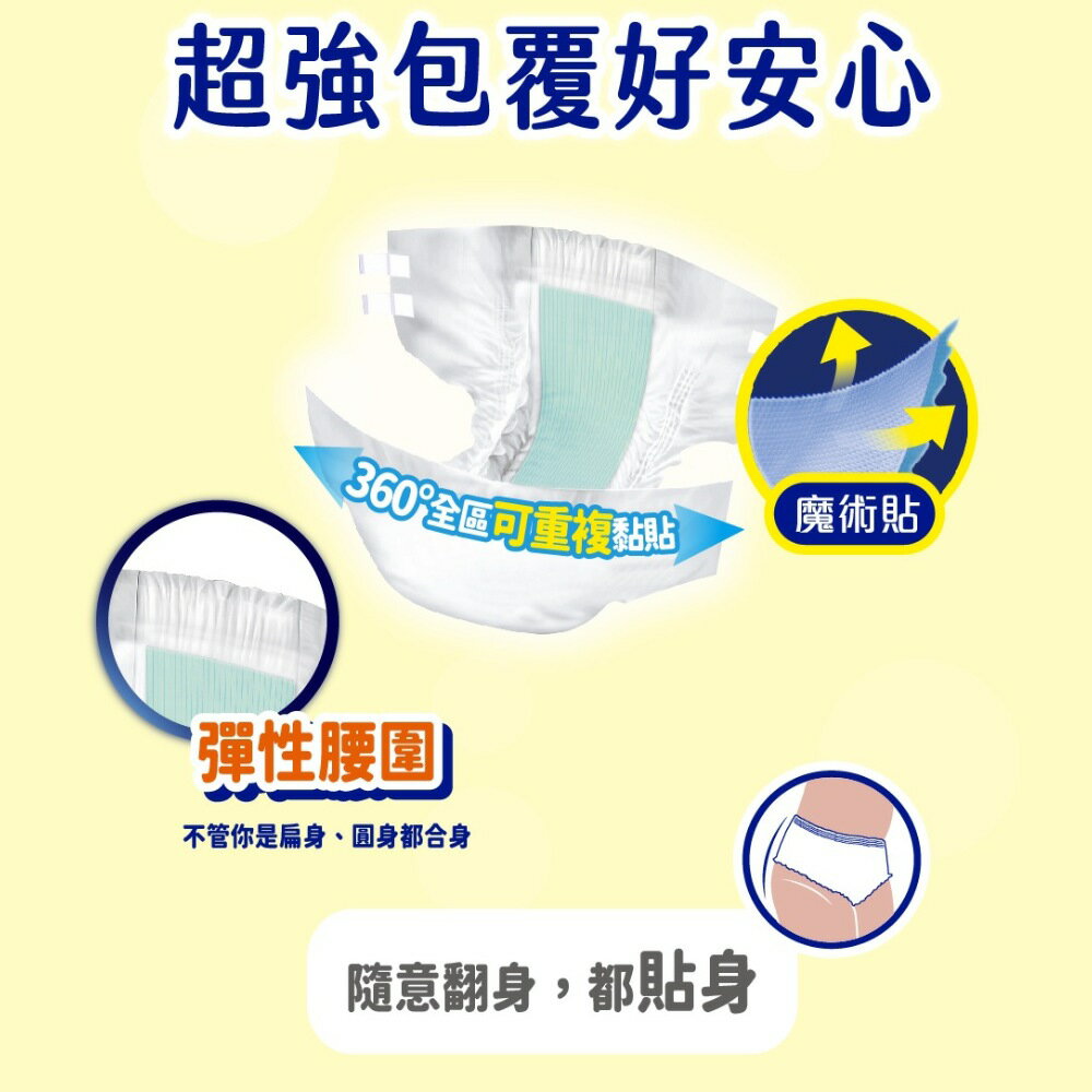【安安】成人紙尿褲淨爽呵護型L-XL號(13片x6包)《安安好生活》 4