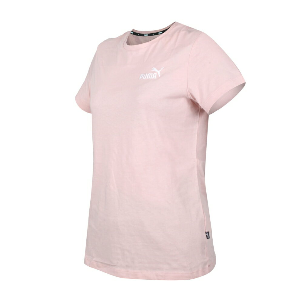 PUMA 女基本系列ESS+刺繡短袖T恤(歐規 純棉 慢跑 休閒 上衣「84833147」≡排汗專家≡