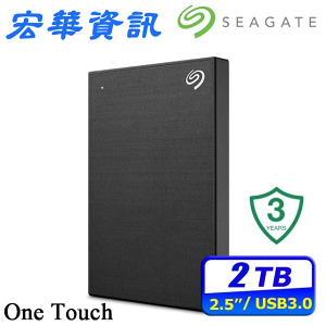 (現貨)Seagate希捷 One Touch USB 3.2 Gen1(USB 3.0) 2.5吋行動硬碟/外接式硬碟