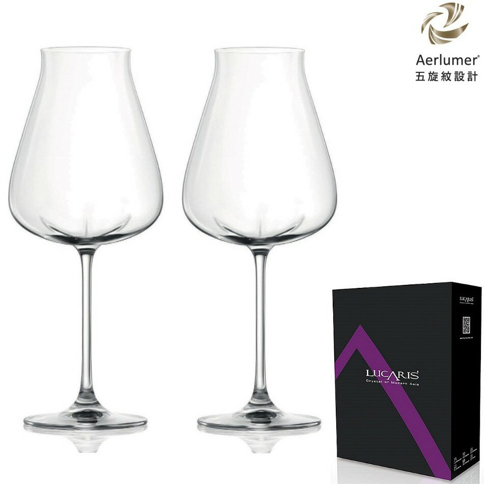 Lucaris Desire 紅酒杯 Robust Red 700ml 2入禮盒組 金益合玻璃器皿