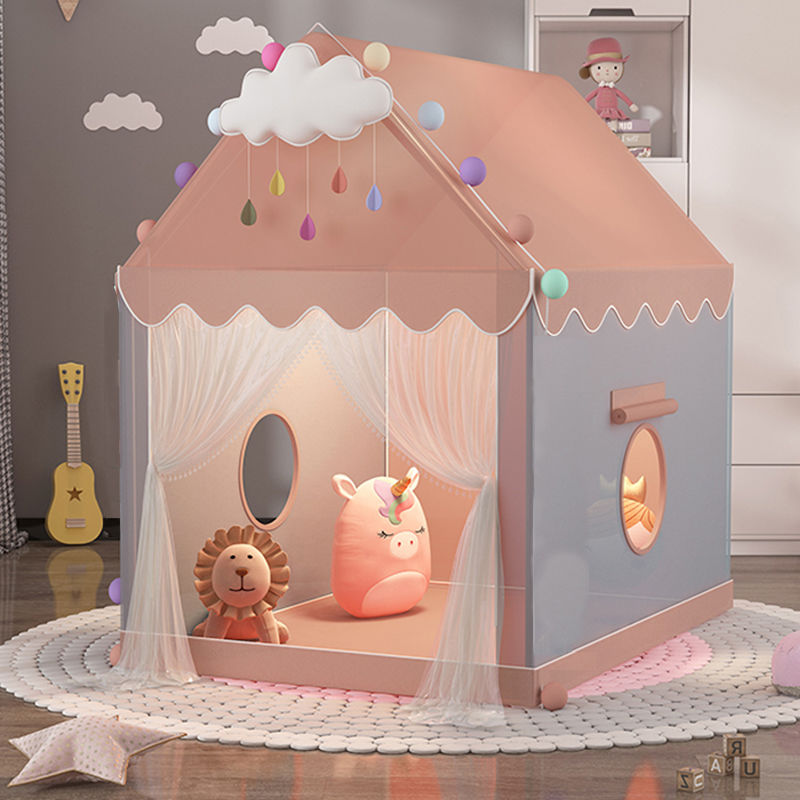 免運 帳篷兒童室內女孩公主房家用可睡覺男孩城堡玩具屋防蚊游戲屋房子
