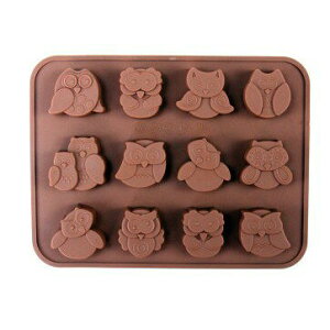 【嚴選&現貨】貓頭鷹矽膠模 蛋糕矽膠模 巧克力模 餅乾模 果凍模 手工皂模 蛋糕模 貓頭鷹模具 烘焙工具