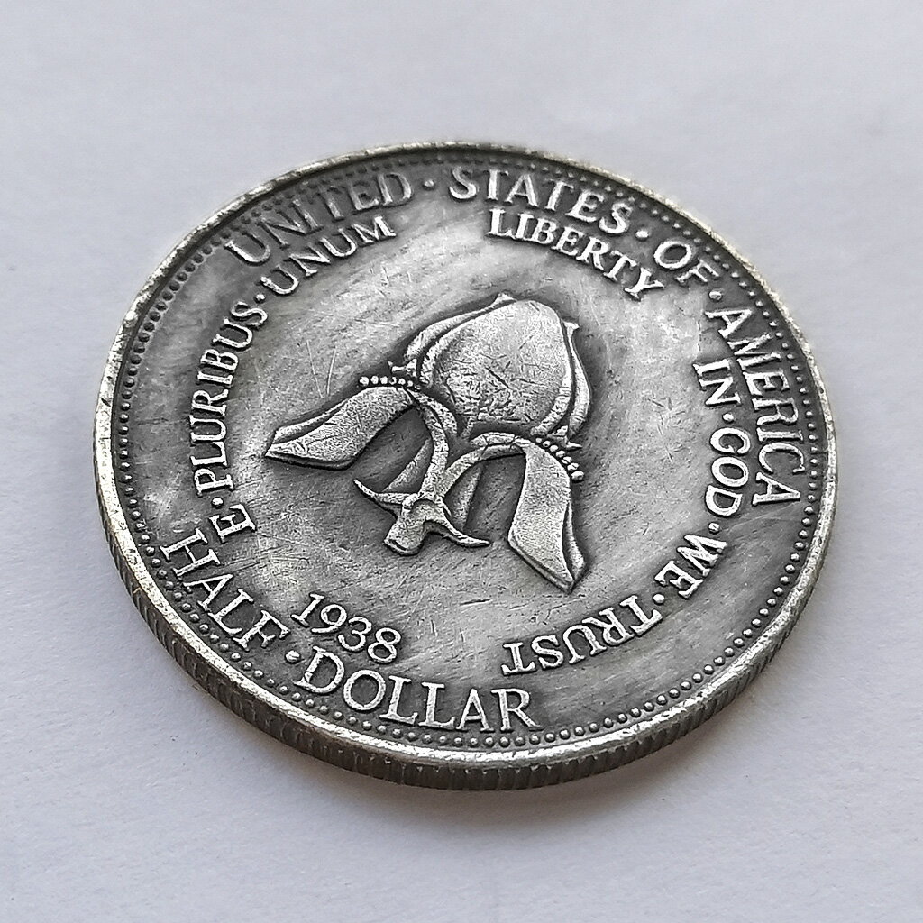 1938紐約新羅謝爾半美元銀幣外國硬幣仿古工藝品收藏美國錢幣| 協貿國際日用品生活3館| 樂天市場Rakuten
