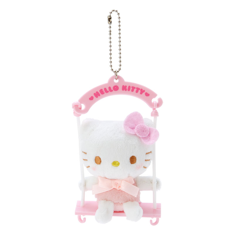 【震撼精品百貨】凱蒂貓 Hello Kitty~日本SANRIO三麗鷗 KITTY造型玩偶吊飾-盪鞦韆*36886