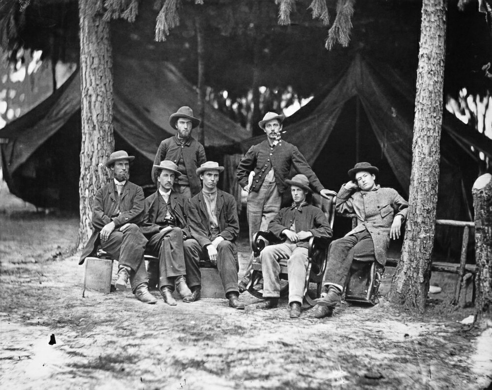Posterazzi Civil War Telegraphers Nus Army Telegraph Operators At City Point Virginia August