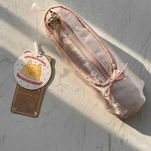 免運 可開發票 peti trout 芭蕾舞鞋創意造型少女心化妝包女 文具收納學生筆袋 EEBQ