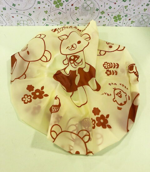 【震撼精品百貨】Rilakkuma San-X 拉拉熊懶懶熊 浴帽-黃#18919 震撼日式精品百貨