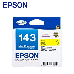 【最高22%回饋 5000點】 EPSON 原廠墨水匣 T143450 黃色 高印量XL
