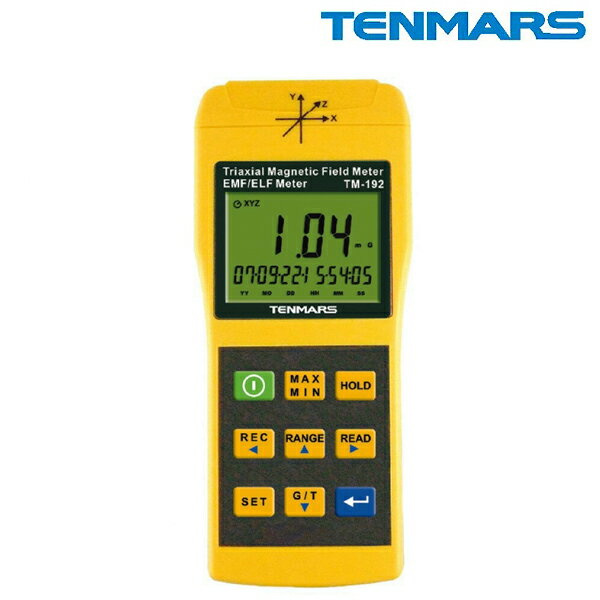 TENMARS 三軸低頻電磁波測試計 TM-192 TM-192D 電磁波測試 磁場測試 電力磁場測試