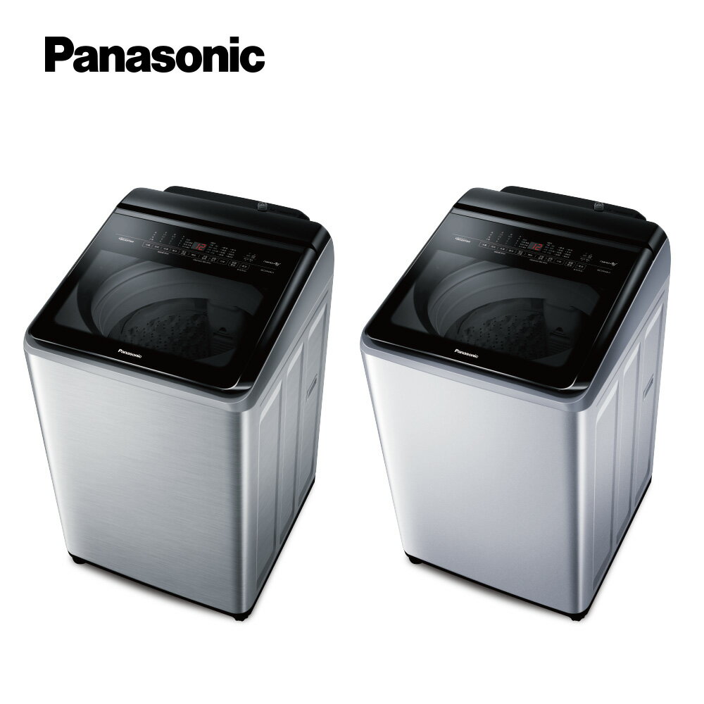 【Panasonic】19公斤雙科技變頻溫水直立式洗衣機(NA-V190LM/LMS)(炫銀灰/不鏽鋼)