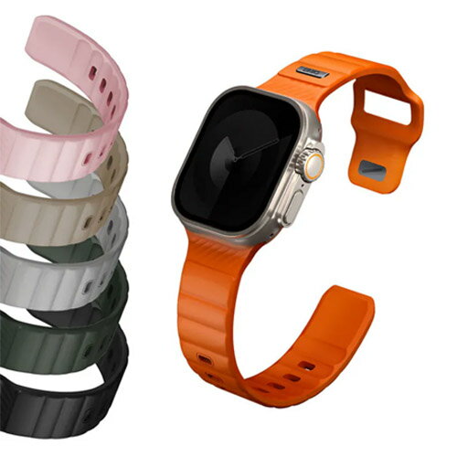 免運 UNIQ Stride 防水FKM橡膠不鏽鋼錶帶 Apple Watch 38/40/41/42/44/45/49