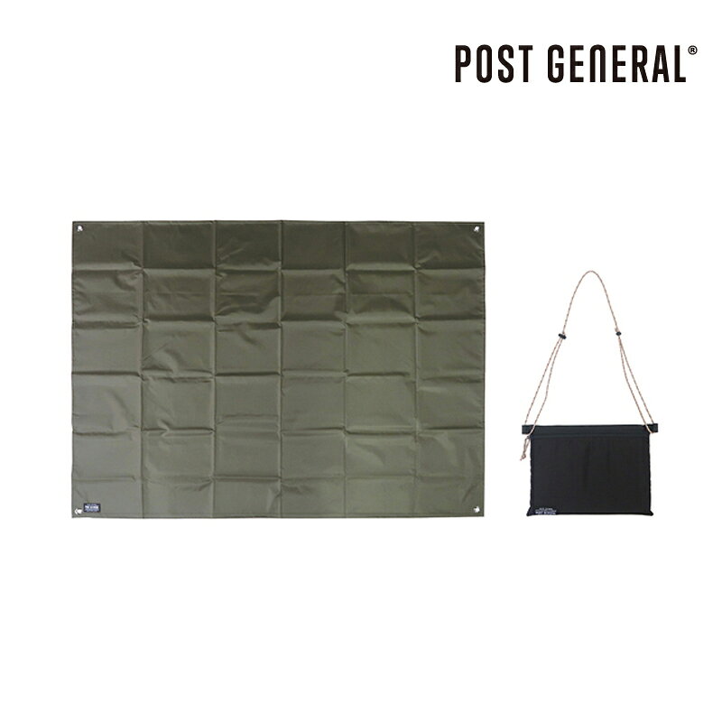 【露營趣】日本 POST GENERAL 輕便型隨身地墊  PG-98204-0034 野餐墊 110*140CM 沙灘墊 防潮墊 地墊 地布 露營 野營