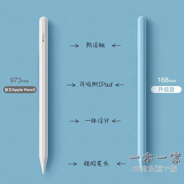觸控筆 apple pencil防誤觸電容筆2021蘋果iPad觸控筆air3/4平板手機ipencil2