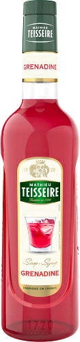 Teisseire 糖漿果露-紅石榴風味Grenadine 法國頂級天然糖漿 1000ml-【良鎂咖啡精品館】