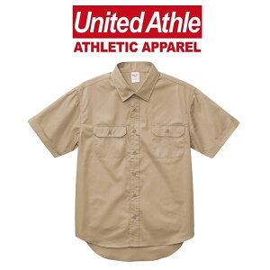 United Athle 工裝 機能雙口袋短袖襯衫 軍裝OUTDOOR 衣襬前短後長