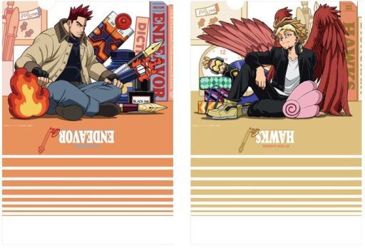 3.Endover&老鷹隊A4 Clear File SET(2張SET)我的英雄學院