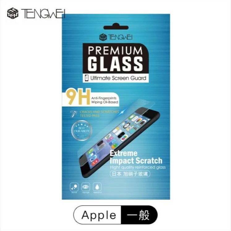 【TENGWEI】Apple iPhone鋼化玻璃貼 標準版 9H鋼化玻璃保護貼 日本旭硝子半版玻璃【JC科技】
