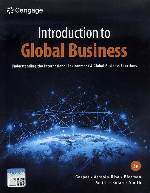 Introduction to Global Business 3/e (3版) Gaspar 2023 Cengage