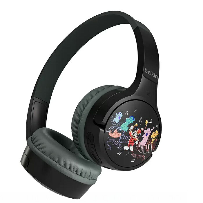 [COSCO代購4] D144284 Belkin SOUNDFORM Mini 頭戴式兒童耳機 迪士尼100周年限定 Musical