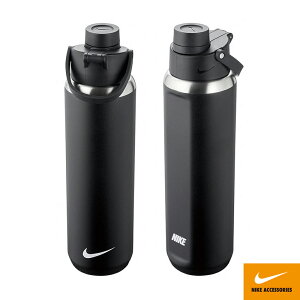 NIKE SS RECHARGE 大口徑保冷瓶24OZ N100331109124黑、N100331195324銀黑