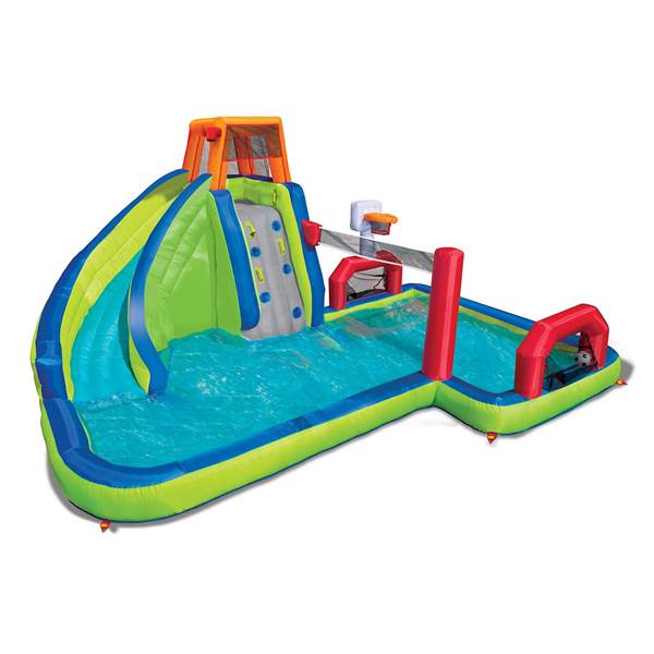 Gizmo Toy: Aqua Sports Water Park Falls Outdoor Inflatable Splash Pool ...