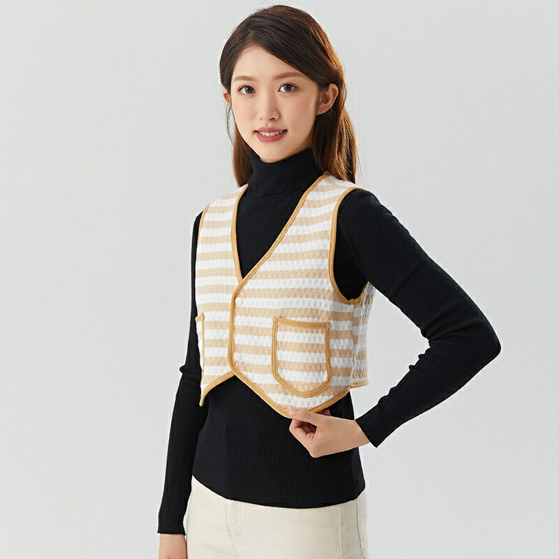 【巴黎精品】現貨+預購 背心外套夾棉夾克-短款坎肩馬甲棉衣女外套4色a1hp56