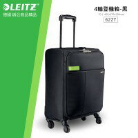 德國 LEITZ 多功能收納商務包 6227 4輪登機箱 黑/個 旅行包 電腦包 筆電包 辦公包 公事包