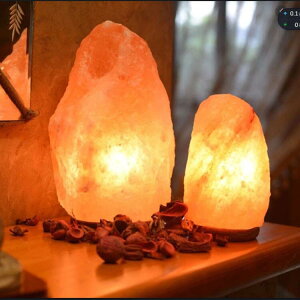 自然鹽燈 喜馬拉雅水晶鹽燈 巖石燈床頭小夜燈鹽晶燈