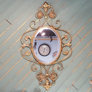 歐風金色古典造型掛鏡