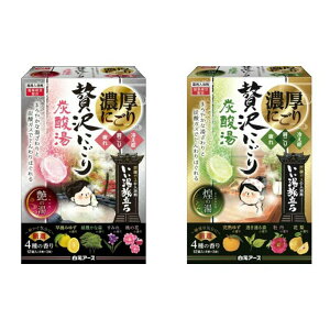 日本 白元Earth 碳酸 奢華 泡湯 體驗 溫泉 入浴劑 乳濁湯型 12錠入