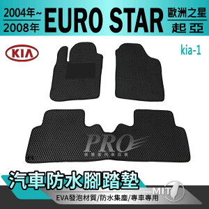 2004~2008年 EURO STAR 歐洲之星 起亞 KIA 汽車防水腳踏墊地墊海馬蜂巢蜂窩卡固全包圍