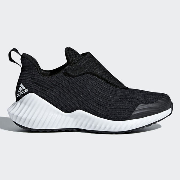 Adidas FortaRun 女鞋 中童 大童 慢跑 休閒 輕量 透氣 黑 【運動世界】 AH2627【APP限定 | 單筆滿799元結帳輸入序號『GT-MEN1906』再折70元】