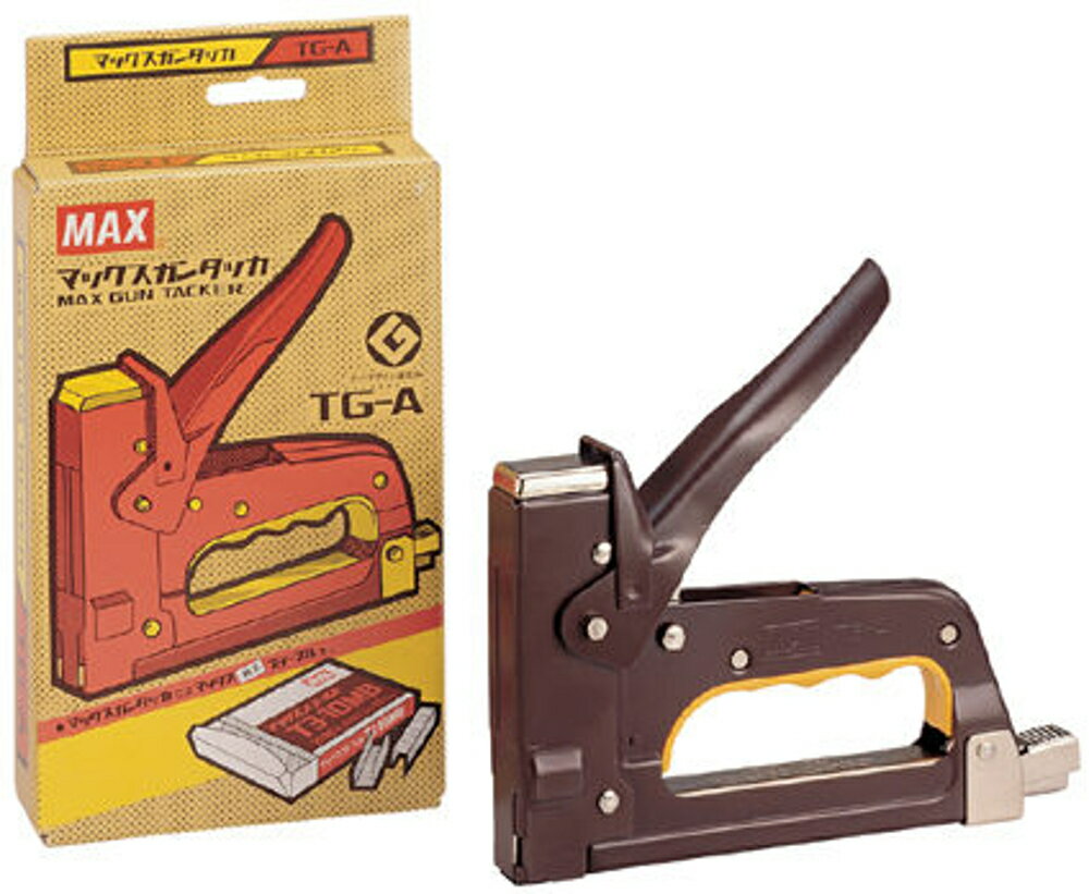 【超取限2台】MAX 美克司 TG-A 槍型釘書機 強力訂書機 釘槍 / 木工機
