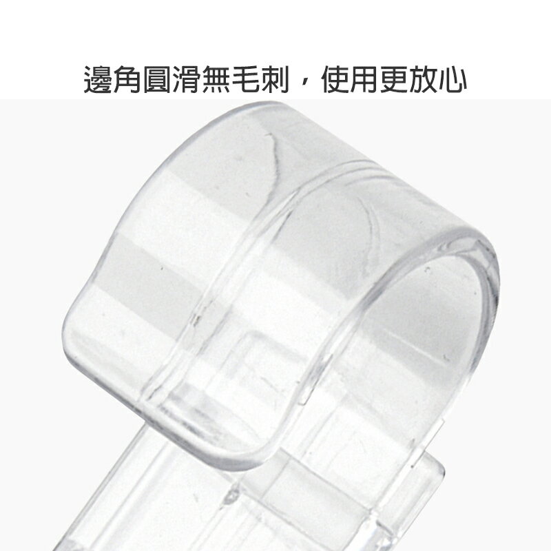 透明洗面乳夾4入【A031】台灣出貨 居家 日式牙膏夾 無印風浴室掛夾 洗面乳收納 牙膏收納 浴室廁所收納神器 牙膏架 8